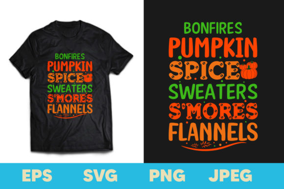 Bonfires Pumpkin Spice Sweaters Graphics Review