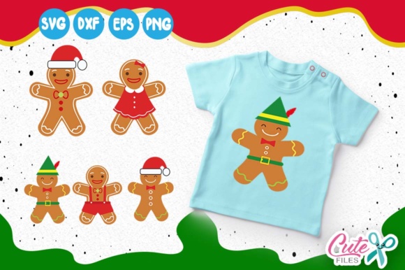 Ginger Cookies Graphics for T-Shirt Designs