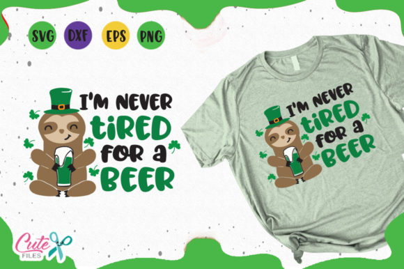 Im Never Tired for a Beer Graphics & T-Shirt Designs Review