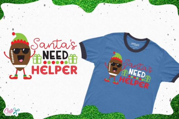 Santa s Need Helper Graphics for T-Shirt Designs